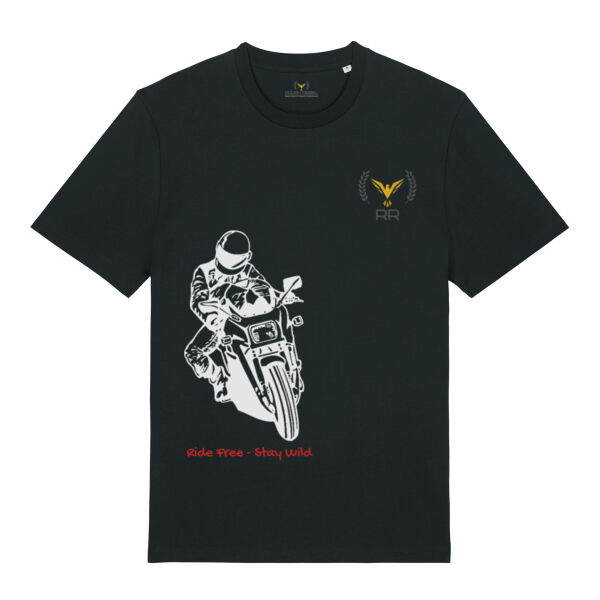 Rough Rebel Black Rider RFSW Roadrace T-shirt Thumbnail